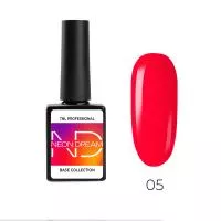 Цветная база TNL Neon dream base №05 - клубничный фреш (10 мл.)