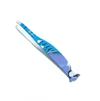 Пинцет для бровей Solinberg 010BDRS/C, наклонное окончание, цветной