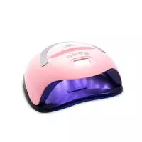 UV LED-лампа TNL Desired lux 168 W -  розовая с серебряной ручкой