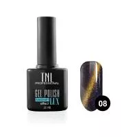 Гель-лак TNL - magnet lux №08 - глубокий темно-лиловый с блестками (10 мл.)