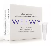 Составы для ламинирования и ботокса ресниц WEEWY (Активная версия) (Набор для ламинирования ресниц (#1 + #2 + #3), 0.5 мл)