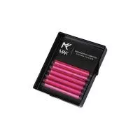 Цветные ресницы MAK NEON (Pink Panther) МИНИ-МИКС (6 линий)