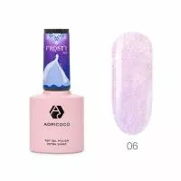 Закрепитель хамелеон для гель-лака  Frosty Top №06 со светоотражающими частицами, ADRICOCO, 8 мл