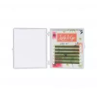 Цветные ресницы Lash&Go (Лэш енд гоу) микс Светло-зеленый 6 линий