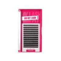 Ресницы черные OH! MY LASH в пучках одинарные 2D - 12 линий - MIX