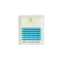 РЕСНИЦЫ ЦВЕТНЫЕ BARBARA NEON (AQUA) МИНИ-МИКС (6 ЛИНИЙ)