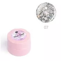 Гель для дизайна ногтей ADRICOCO Glow Bomb №07 Голографический дождь (6 мл.)