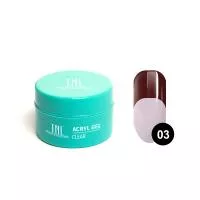 Acryl Gel TNL Thermo №03 бордово-коричневый/дымчатый (18 мл.)