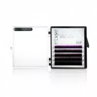 Ресницы Etssu Color Ombre Violet 5 линий MIX