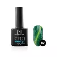 Гель-лак TNL - magnet lux №02 - травяной с блестками (10 мл.)