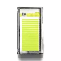 Цветные ресницы Be Perfect (Би Перфект) Neon Yellow MIX 16 линий