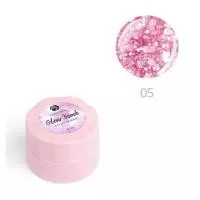 Гель для дизайна ногтей ADRICOCO Glow Bomb №05 Розовый кристалл (6 мл.)