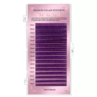 Фиолетовые ресницы Nagaraku MIX Premuim Extensions