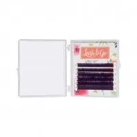 Цветные ресницы Lash&Go (Лэш енд гоу) микс Фиолетовый 6 линий