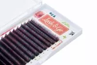 Омбре ресницы Lash&Go (Лэш гоу) микс Розовый 16 линий