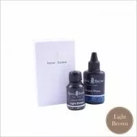 Royal Brow (Роял Бров) Хна для бровей+мин.раствор, light brown, 15+15мл