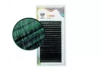 Ресницы двухтоновые Lovely MIX, Зеленые, 20 линий Ресницы двухтоновые Lovely MIX, Зеленые, 20 линий