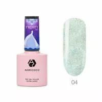 Закрепитель хамелеон для гель-лака  Frosty Top №04 со светоотражающими частицами, ADRICOCO, 8 мл