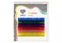 Ресницы палитра Lovely Multicolor MINI, 6 линий