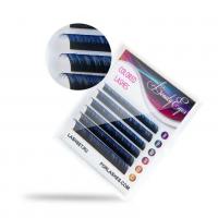 Ресницы для наращивания двухтоновые Beauty Eyes MIX (Бьюти Айс), black-blue 6 линий