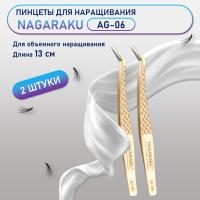 Пинцеты NAGARAKU (Нагараку) AG-06 2 шт.
