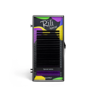 Ресницы чёрные Rili Special (purple) - 18 линий - MIX