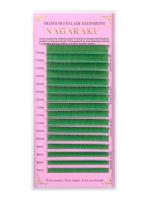 Зеленые ресницы Nagaraku MIX Premuim Extensions