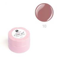 Гель для наращивания ногтей ADRICOCO №10 камуфлирующий шоколадно-розовый(10 мл.)