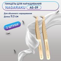 Пинцеты NAGARAKU (Нагараку) AG-09 2 шт.