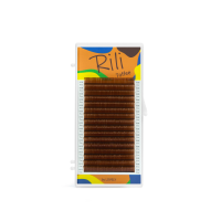 Ресницы коричневые Rili Toffee - 16 линий - MIX