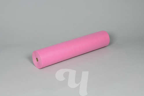 Простыни Стандарт из спанбонда в рулоне с перфорацией, 200х70 см, Розовый, 100 шт/упк